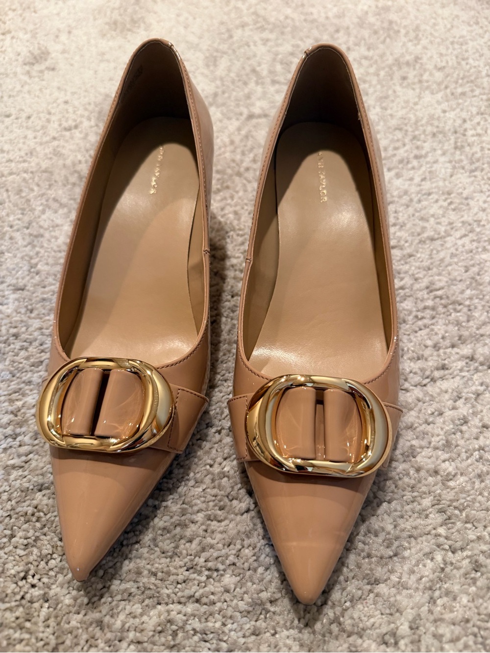 Ann Taylor Pointy Toe Buckle Pump - Size 7.5
